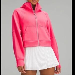 Lululemon Scuba Oversized Full Zip Hoodie Glaze Pink Size XL / XXL NWT